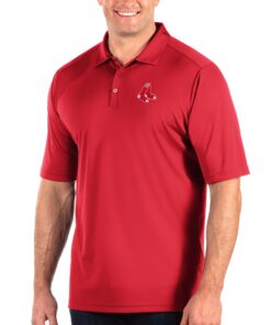 Men's Boston Red Sox Antigua Red Big & Tall Tribute Polo