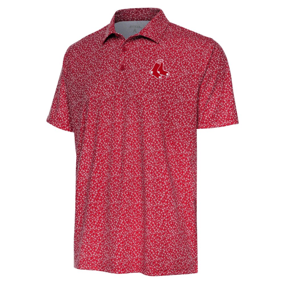 Men's Boston Red Sox Antigua Red Terrace Polo