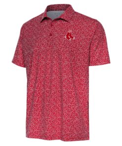 Men's Boston Red Sox Antigua Red Terrace Polo
