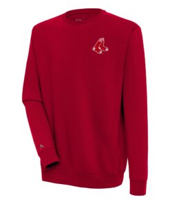 Men's Boston Red Sox  Antigua Red Victory Pullover Sweatshirt