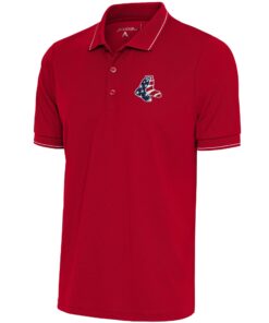 Men's Boston Red Sox  Antigua Red/White Patriotic Affluent Polo