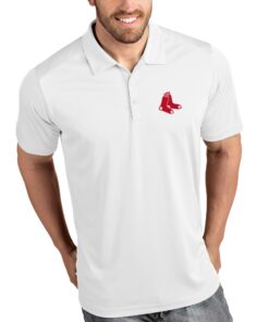 Men's Boston Red Sox Antigua White Tribute Polo