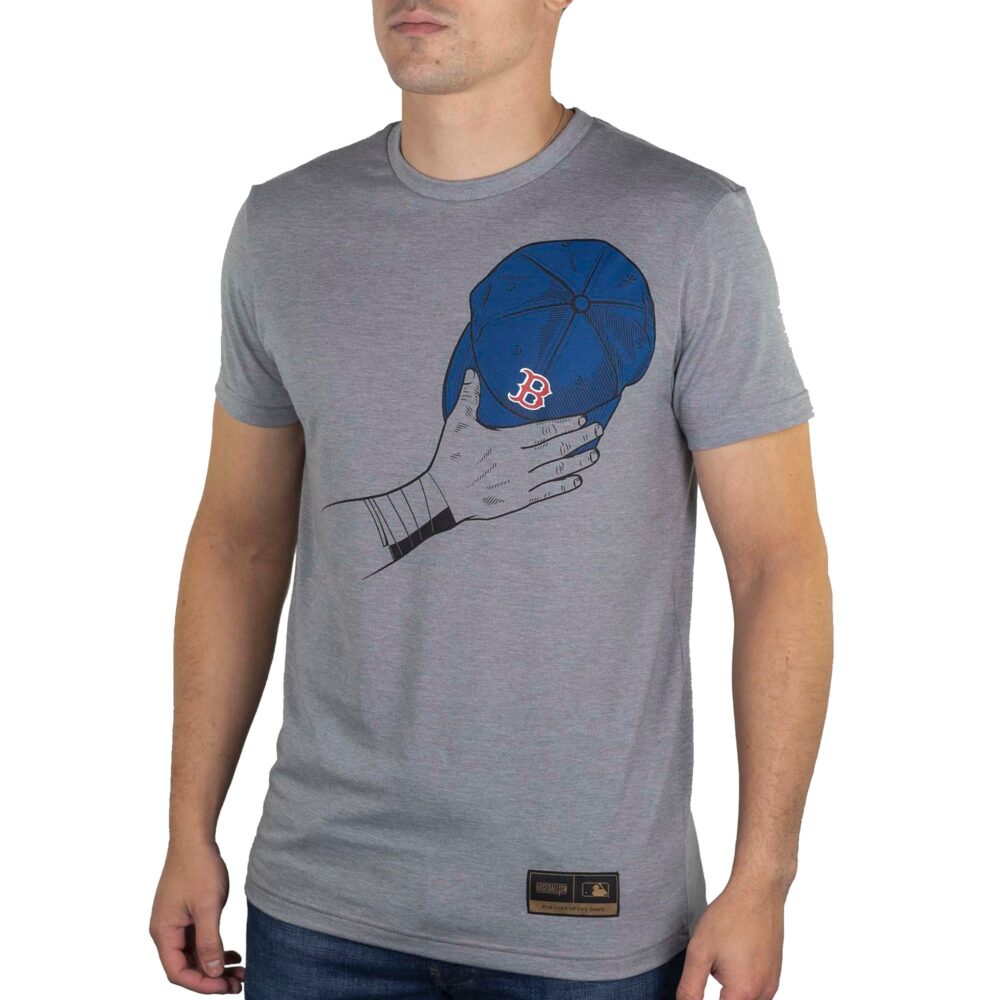 Men's Boston Red Sox Baseballism Heather Gray Anthem T-Shirt