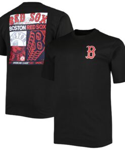 Men's Boston Red Sox Black Two-Sided T-Shirt