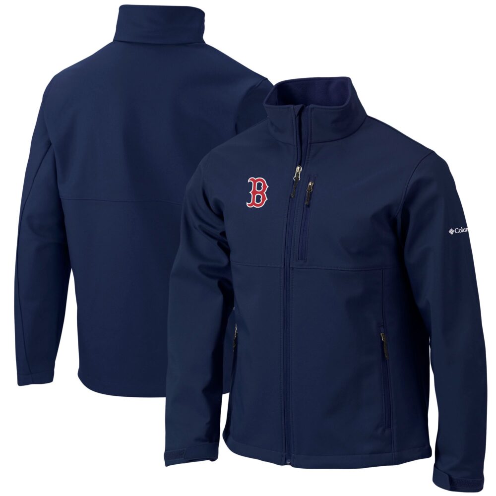 Men's Boston Red Sox Columbia Navy Ascender Full-Zip Jacket