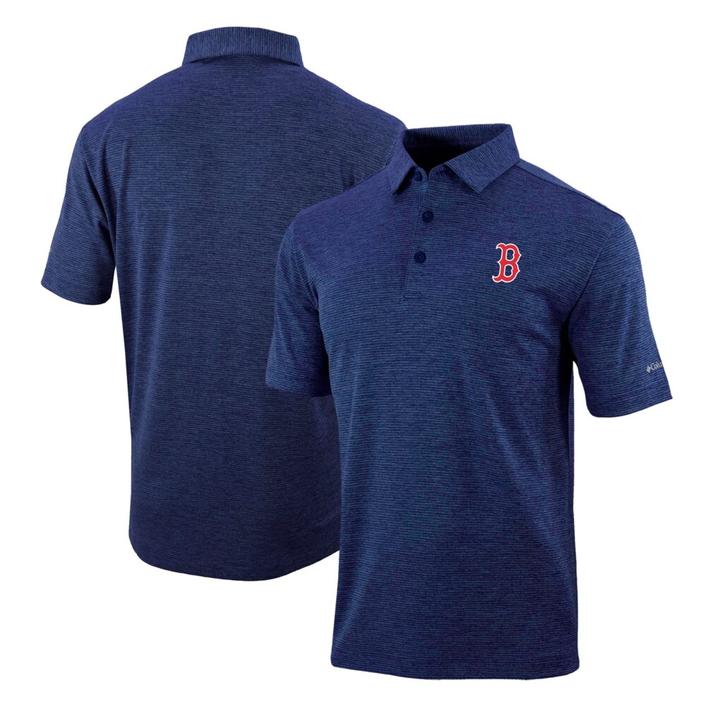 Men's Boston Red Sox Columbia Navy Omni-Wick Polo