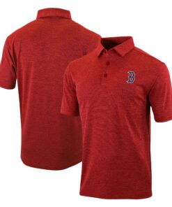 Men's Boston Red Sox Columbia Red Omni-Wick Polo