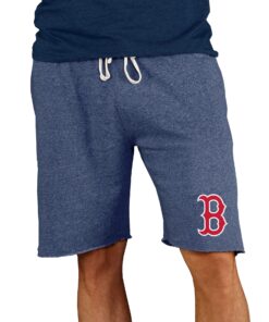 Men's Boston Red Sox Concepts Sport Navy Mainstream Terry Shorts