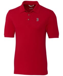Men's Boston Red Sox Cutter & Buck Red Big & Tall Advantage Polo
