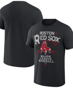 Men's Boston Red Sox  Darius Rucker Collection by  Black Beach Splatter T-Shirt