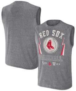 Men's Boston Red Sox Darius Rucker Collection by  Charcoal Relaxed-Fit Muscle Tank Top