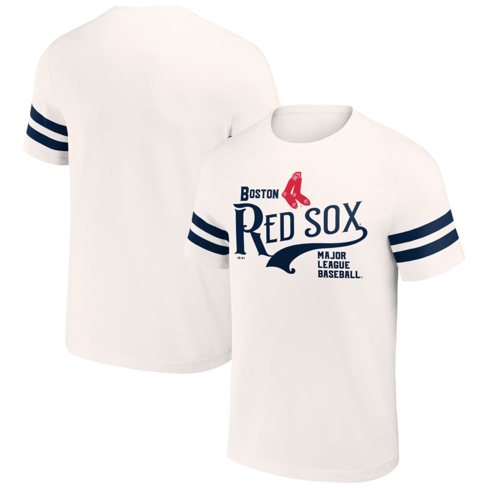 Men's Boston Red Sox Darius Rucker Collection by  Cream Yarn Dye Vintage T-Shirt