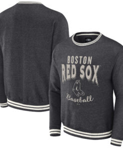 Men's Boston Red Sox  Darius Rucker Collection by  Heather Charcoal Vintage Pullover Sweatshirt