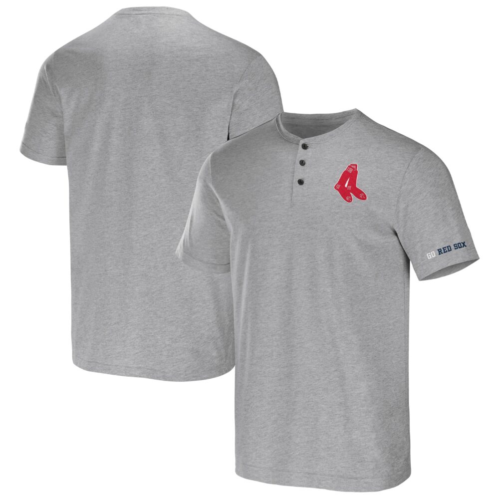 Men's Boston Red Sox Darius Rucker Collection by  Heather Gray Henley T-Shirt