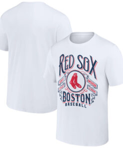 Men's Boston Red Sox Darius Rucker Collection by  White Distressed Rock T-Shirt