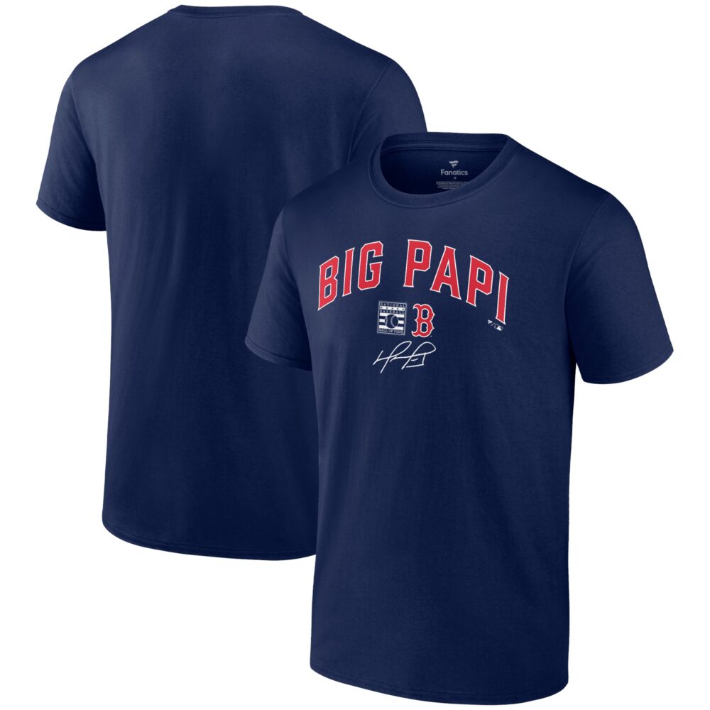 Men's Boston Red Sox David Ortiz  Branded Navy Big Papi Graphic T-Shirt