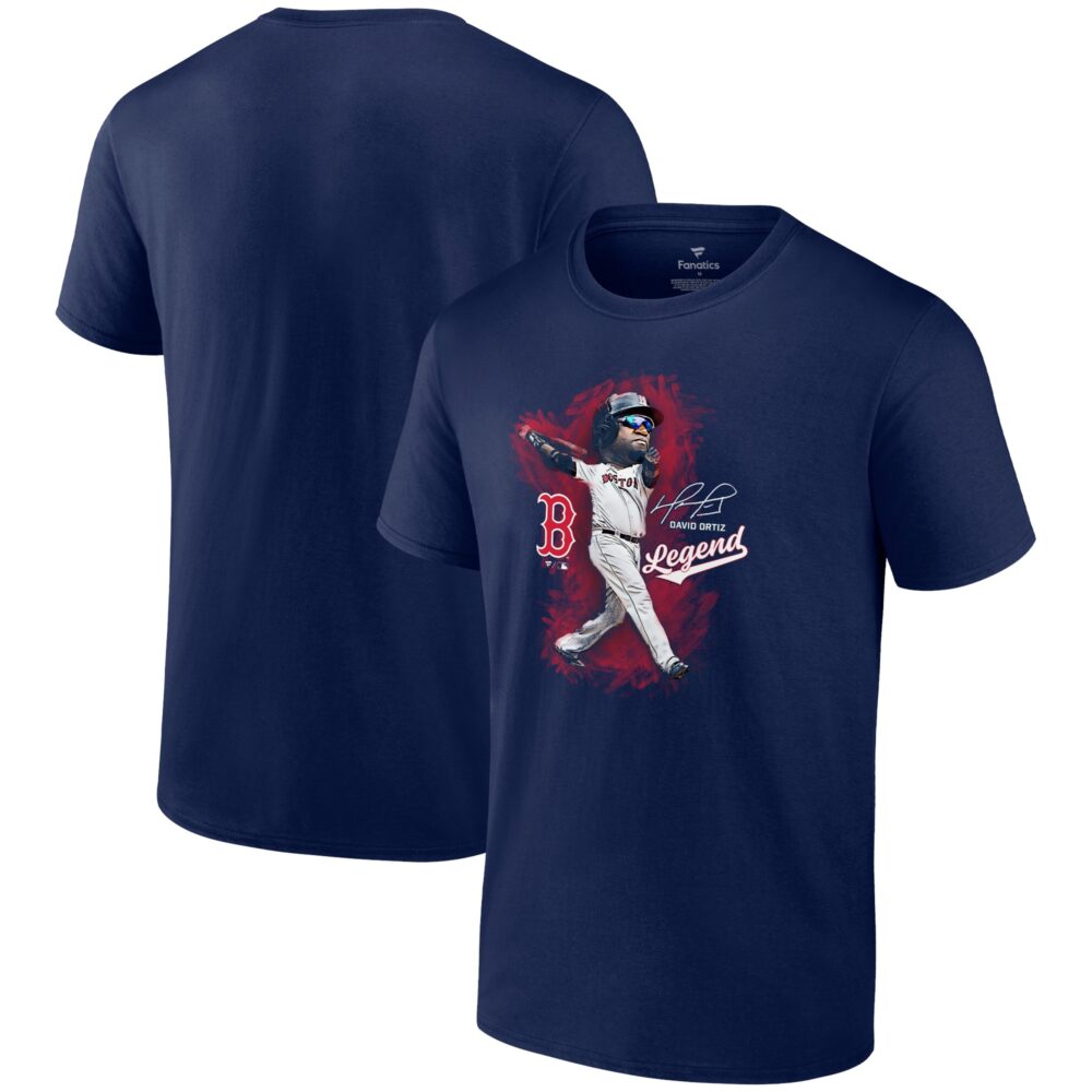 Men's Boston Red Sox David Ortiz  Branded Navy Legend Graphic T-Shirt