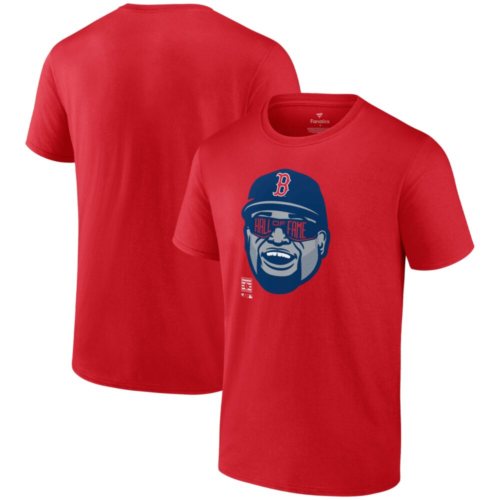 Men's Boston Red Sox David Ortiz  Branded Red Hall of Fame T-Shirt