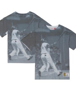 Men's Boston Red Sox David Ortiz Mitchell & Ness Cooperstown Collection Highlight Sublimated Player Graphic T-Shirt