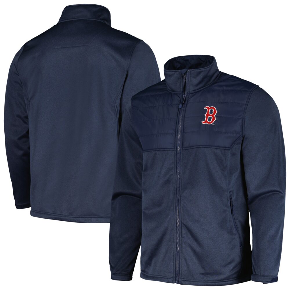 Men's Boston Red Sox  Dunbrooke Heather Navy Explorer Full-Zip Jacket