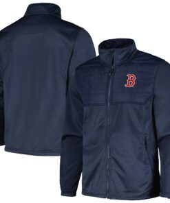 Men's Boston Red Sox  Dunbrooke Heather Navy Explorer Full-Zip Jacket