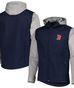 Men's Boston Red Sox Dunbrooke Navy/Heather Gray Alpha Full-Zip Jacket