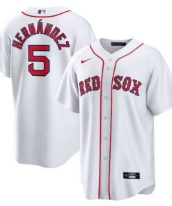 Men's Boston Red Sox Enrique Hernandez Nike White Home Official Replica Player Jersey