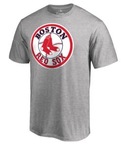 Men's Boston Red Sox  Branded Ash Cooperstown Collection Forbes T-Shirt