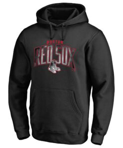 Men's Boston Red Sox  Branded Black Arch Smoke Pullover Hoodie
