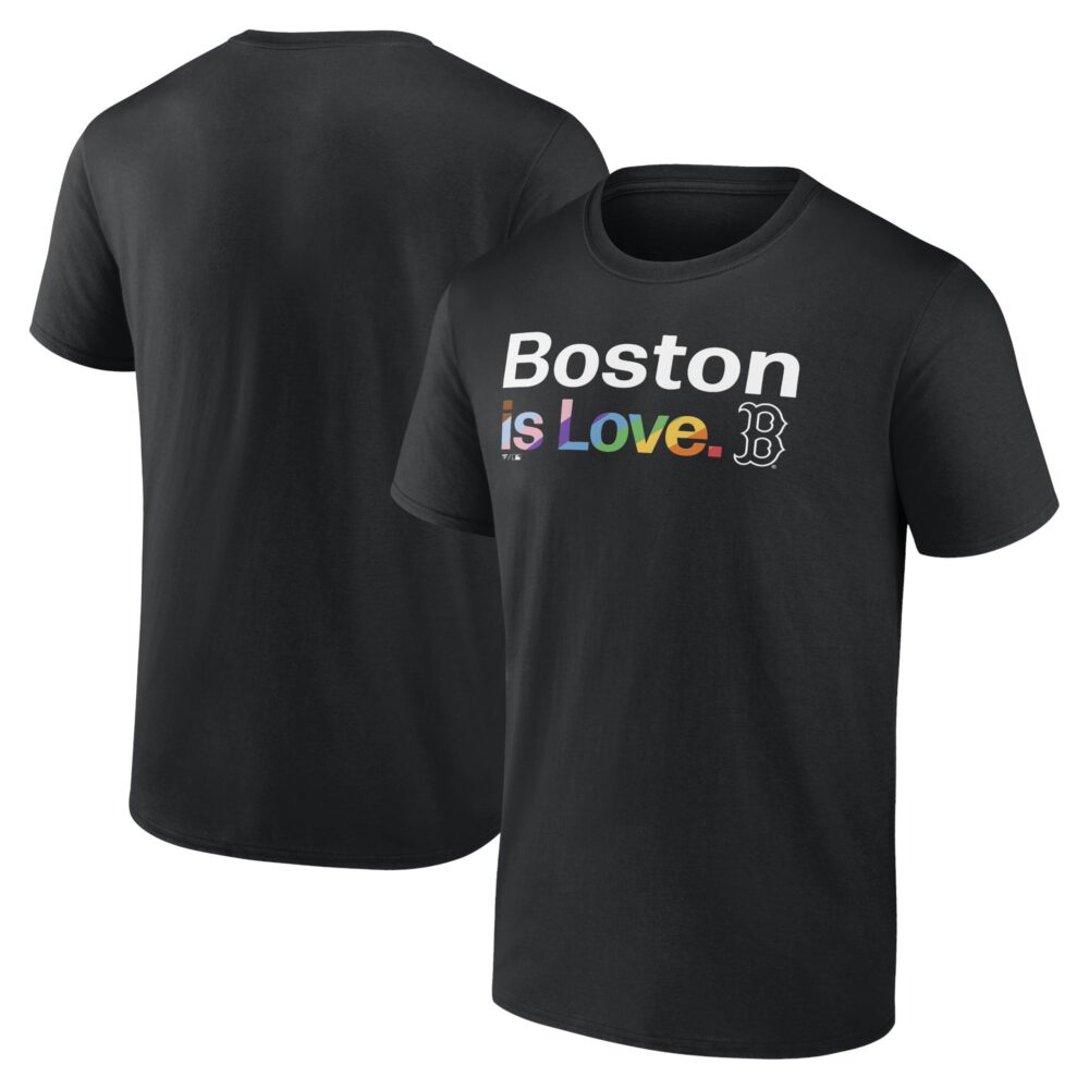 Men's Boston Red Sox  Branded Black City Pride T-Shirt