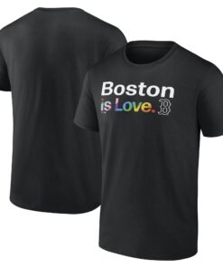 Men's Boston Red Sox  Branded Black City Pride T-Shirt