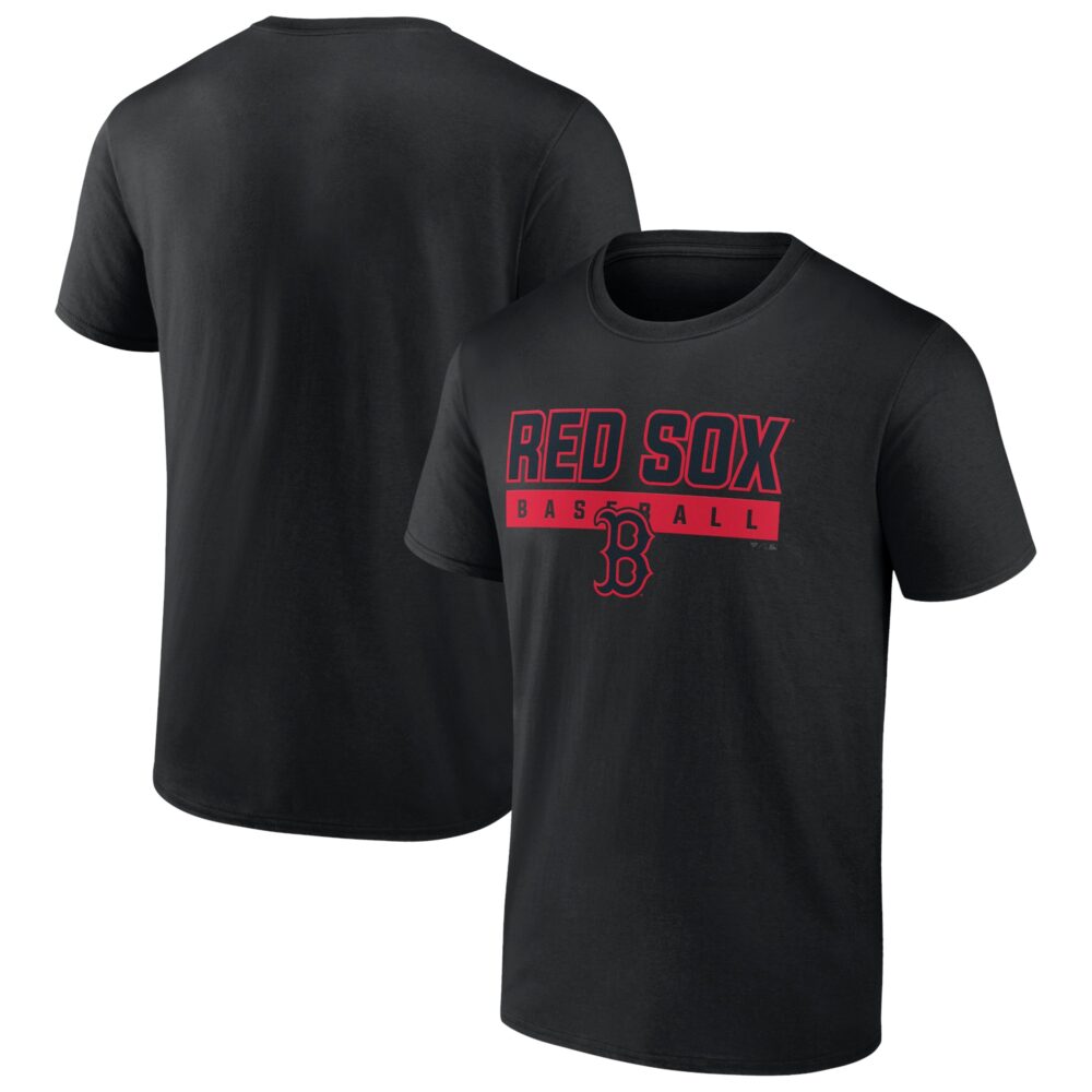 Men's Boston Red Sox  Branded Black In The Mitt T-Shirt