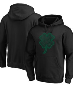 Men's Boston Red Sox  Branded Black St. Patrick's Day Celtic Charm Pullover Hoodie
