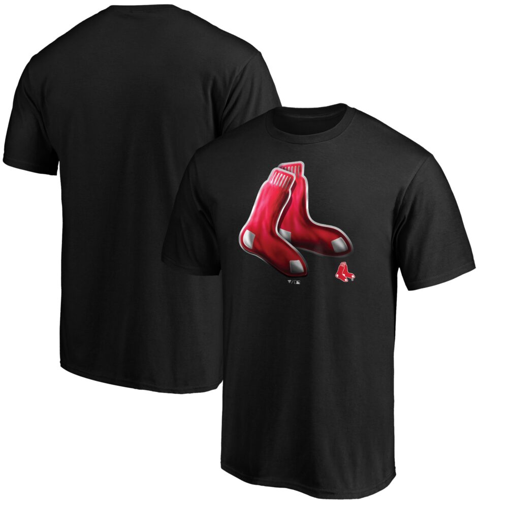 Men's Boston Red Sox  Branded Black Team Midnight Mascot T-Shirt