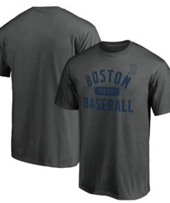 Men's Boston Red Sox  Branded Charcoal Team Primary Pill T-Shirt