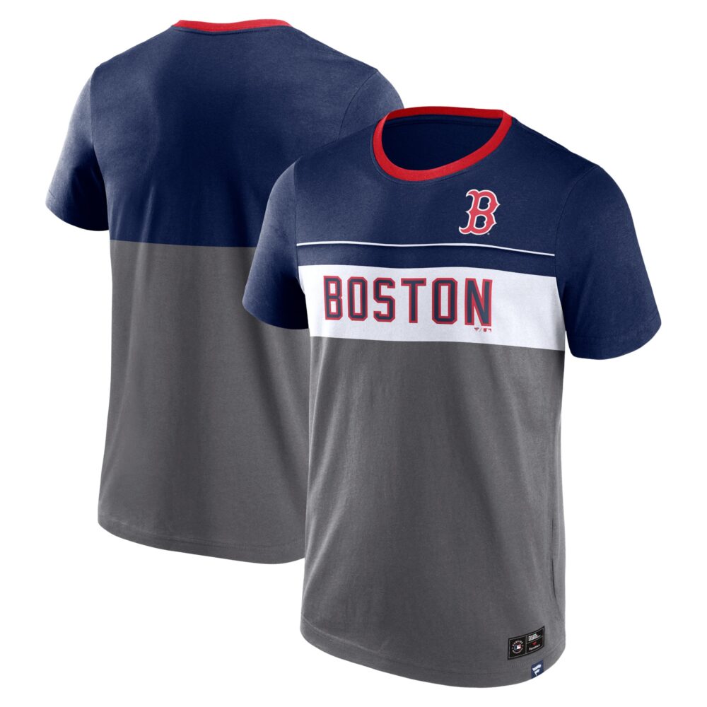 Men's Boston Red Sox  Branded Gray Claim The Win T-Shirt