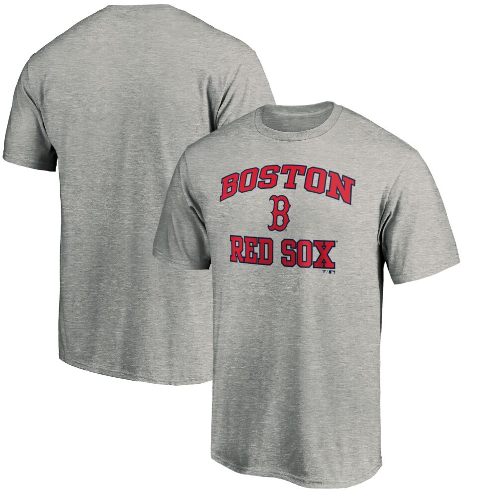Men's Boston Red Sox  Branded Heather Gray Heart & Soul T-Shirt