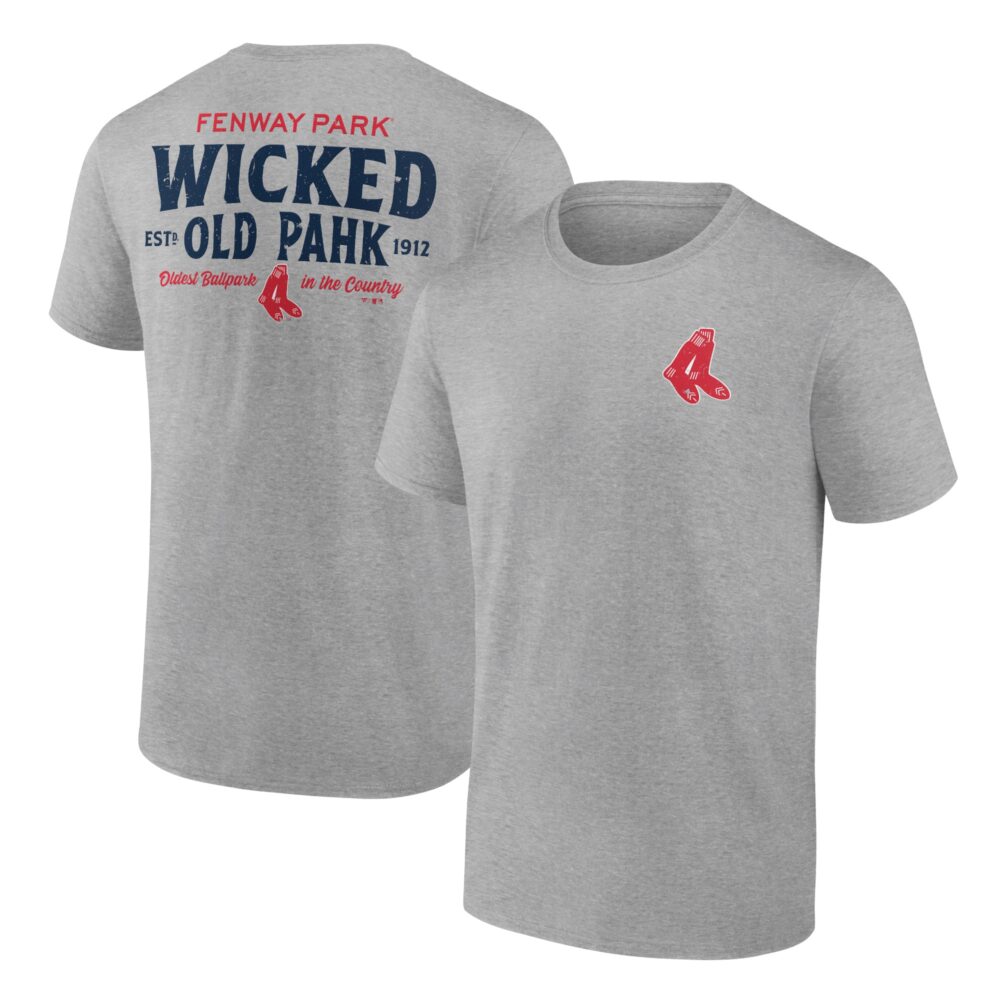 Men's Boston Red Sox  Branded Heather Gray Hometown Collection Old Fenway T-Shirt