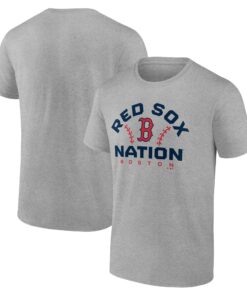Men's Boston Red Sox  Branded Heather Gray Team Go For Two T-Shirt