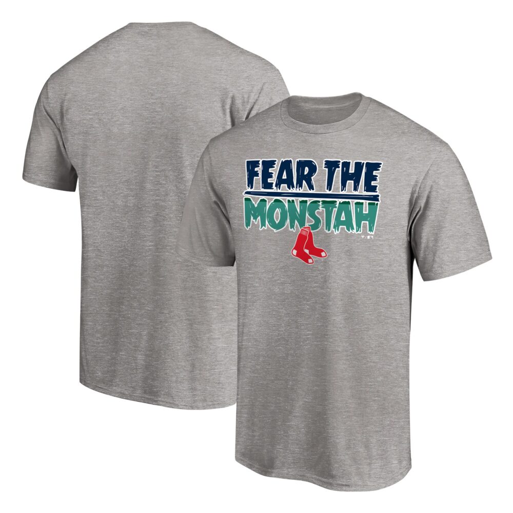 Men's Boston Red Sox  Branded Heather Gray Team Heater T-Shirt