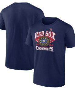 Men's Boston Red Sox  Branded Navy 2004 World Series Champions T-Shirt