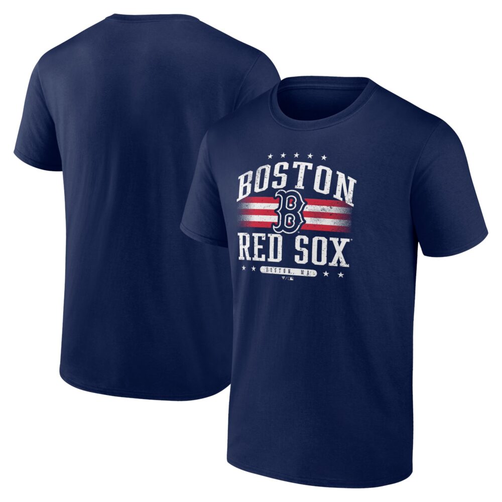 Men's Boston Red Sox  Branded Navy Americana Team T-Shirt