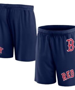 Men's Boston Red Sox   Branded Navy Clincher Mesh Shorts
