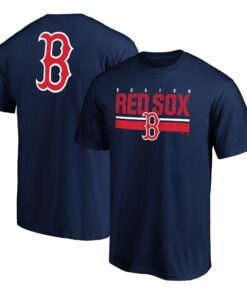 Men's Boston Red Sox  Branded Navy End Game Team Wordmark T-Shirt