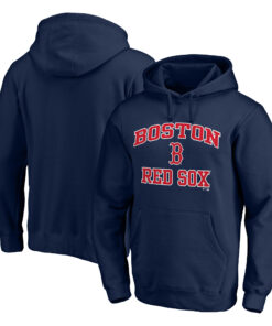 Men's Boston Red Sox  Branded Navy Heart & Soul Pullover Hoodie