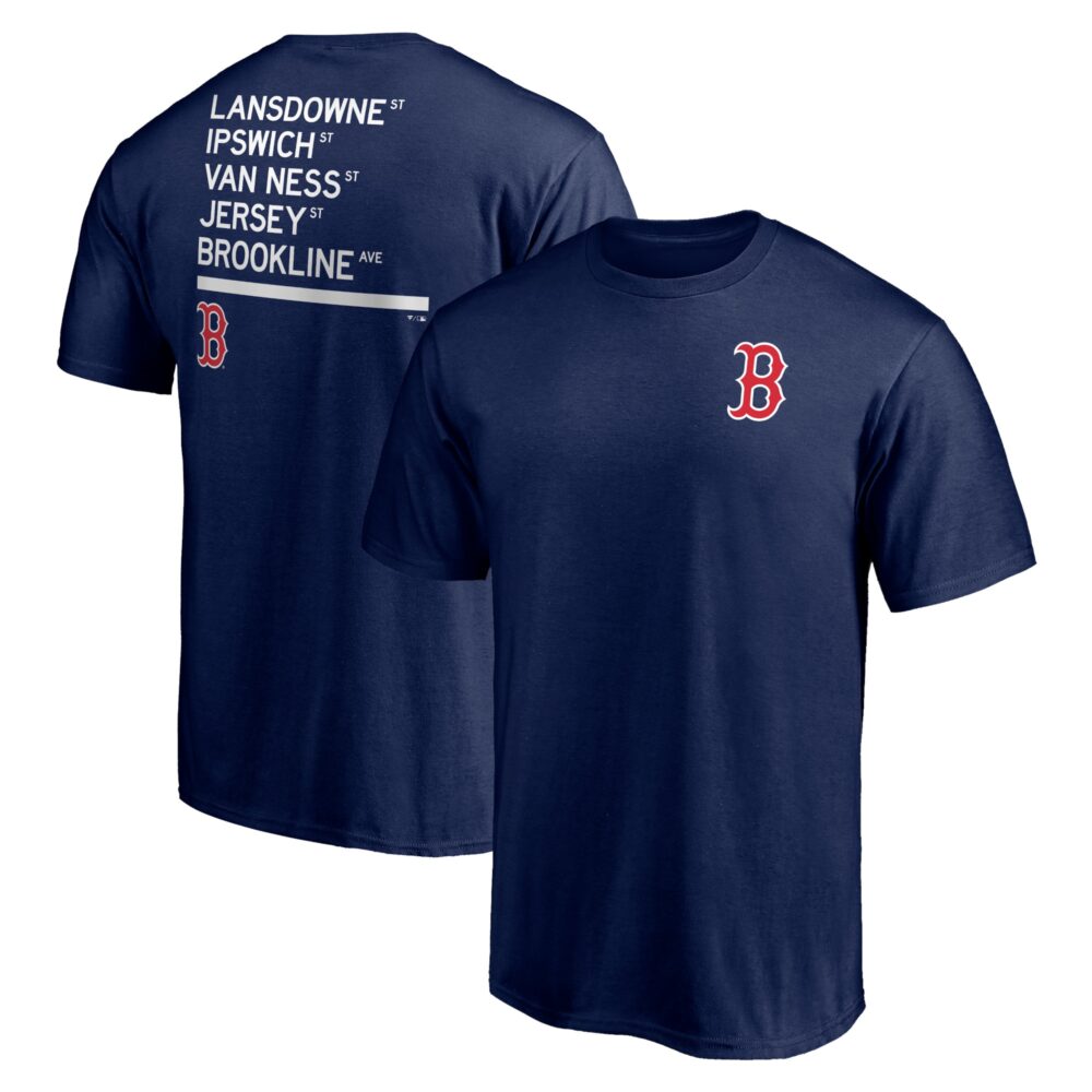 Men's Boston Red Sox  Branded Navy Hometown Streets T-Shirt