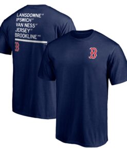 Men's Boston Red Sox  Branded Navy Hometown Streets T-Shirt