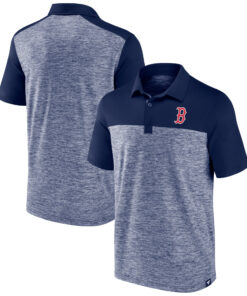 Men's Boston Red Sox  Branded Navy Iconic Omni Brushed Space-Dye Polo