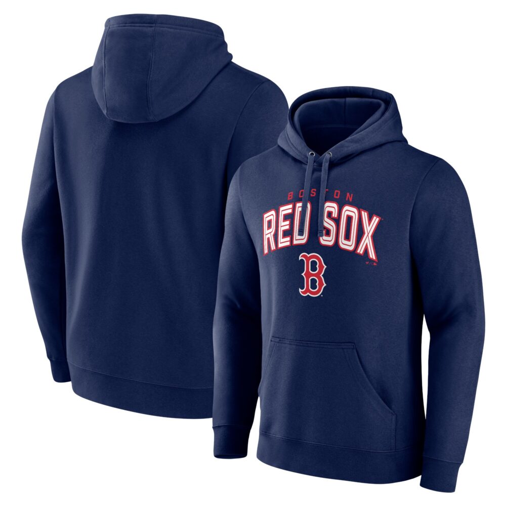 Men's Boston Red Sox  Branded Navy Master the Game Pullover Hoodie