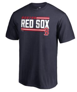 Men's Boston Red Sox  Branded Navy Onside Stripe T-Shirt